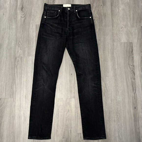 CQY Denim The Icon High-Rise Slim Jeans in Unify Black - Picture 5 of 12